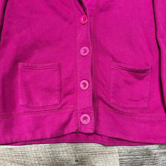 LL Bean Button Front Coat Size Medium - Picture 2 of 8